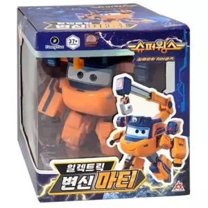 슈퍼윙스 일렉트릭 마티 변신 로봇 로보트 장난감 어린이 선물