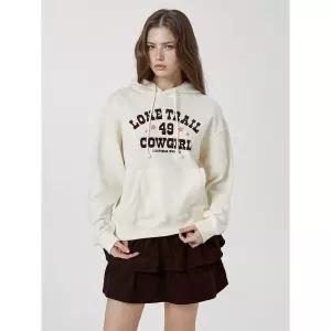 후아유 Western Printing 후드 티셔츠 WHMHG2221F 449324