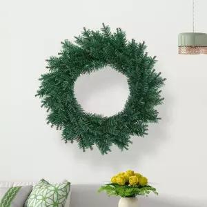 12인치 인공 크리스마스 화환 휴일 파티 및 홈 장식에 완벽한 선물 축제용 현관문 장식품