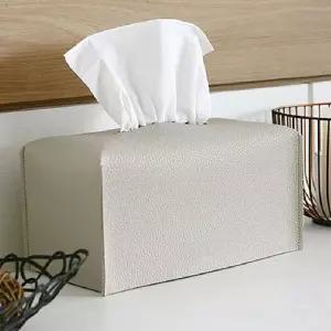 가죽 모던 각티슈 케이스 티슈곽 휴지 건티슈 디스펜서 뽑아쓰는 키친타올 보관함 커버 사각 화장지 덮개