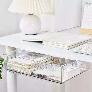 슬라이딩 수납장 붙이는 히든 서랍 책상밑 정리함 미 틈새수납장