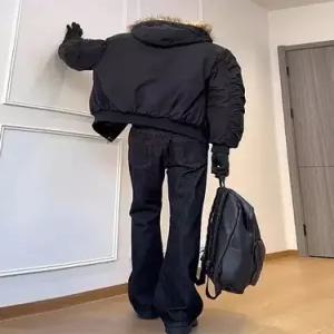 남자 바지 청 겨울 가을 핫팬츠 올드 배기핏 머니 핏 다리 슬림 길어 보이고 커브드 데일리 다올4