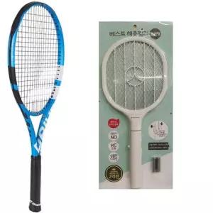 삼정947 타원형 중형 심플 전기모기채 전자모기채