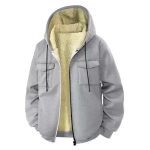 남자 겨울 데일리 카디건 집업 세무 후드 기모 보온 다올4