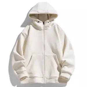 남친 겨울 후드 카디건 보온 기모 도톰한 양면 오플리스 상의 데일리 집업 다올4