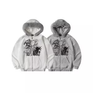 남사친 추동 칼라 데일리 후드 카디건 아이디어 집업 퍼 프린트 다올4