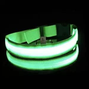강아지목걸이 강아지 야간 산책 led 목줄 애견용품 강아지외출줄