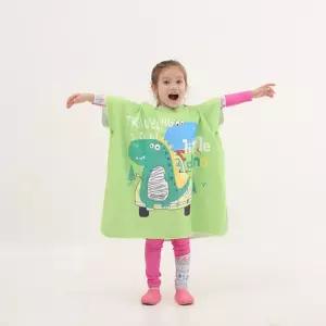 계곡 유아동 샤워가운 후드 비치타월 리틀디노 바다 어린이