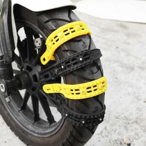 자동차 차량용 호환 스노우 체인 고무 바이크 오토바이 전기 자전거 미끄럼 방지 타이어 범용 호환 겨울 비