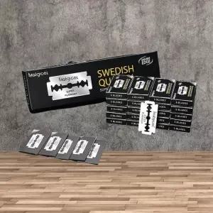 5 /10 Pcs 클래식 더블 에지 면도날 남성용 면도기 안전 교체 스테인레스 스틸 한 블레이드