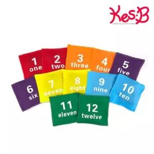 체육교구 콩주머니 유아 12개set 숫자 어린이장난감