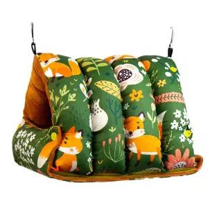 앵무새 포치 새둥지 해먹 겨울 단열 패딩 새침대 새장