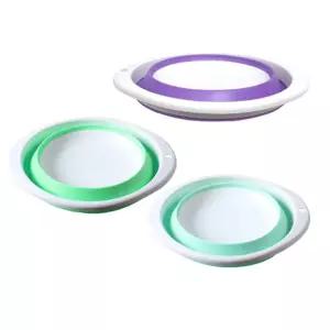 싸파 칼라 접이식 떡밥그릇 대 민물 낚시 밥통 붕어