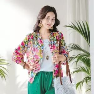 [바띠] 인견 셔츠 블라우스