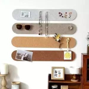 펠트 게시판 전시보드 4p 벽장식 배경판 46x40cm