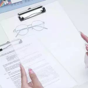 투명 아크릴 클립보드 결재판 A4