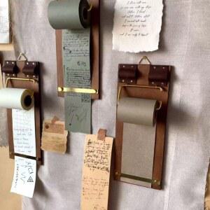 유니크한 벽걸이 메모 롤노트 벽 종이 오 페이퍼 사무실 장식 집안일 화이트 종이롤 세트