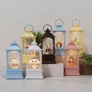 무드등 큐티 오르골 랜턴 겨울선물 크리스마스장식 워터볼오르골