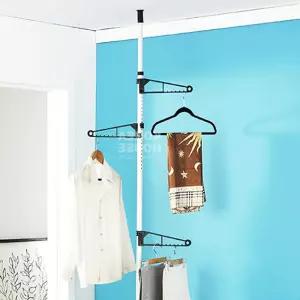 1단 철재 일자 일자형 행거봉 방행거 강철 조립 폴행거 수직폴