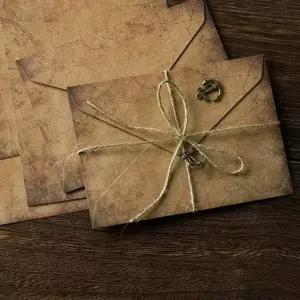 s453 레트로 감성 편지지 봉투 세트 Z19022