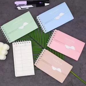 반반 영어 단어장 미니 노트 일본어 공책 암기 카드 2분할 메모 영단어 단어 암기장 작은 스프링 정리 수첩