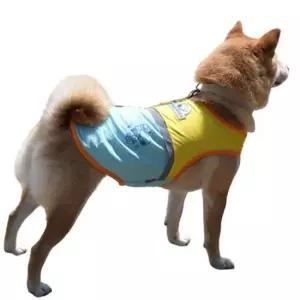 강아지 피너츠 쿨조끼 옐로우 1P 반려견 여름 산책