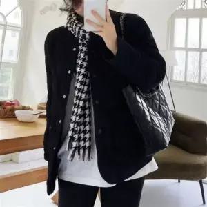 [양털/퀼팅] 포근한 양털 퀼팅 누빔 점퍼 겨울 아우터