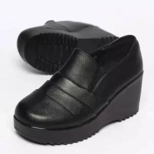 [무료배송] 통굽슈즈 웨지힐 중년신발 캐주얼슈즈 키높이