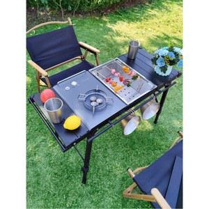Lohascam 접이식 IGT 가능 배낭 풀세트 캠핑테이블 롤 다리 홈풀 접이식테이블 화로대 백패킹테이블 igt테이블 버너 다기능 화로테이블 경량 바베큐 데스크탑 책상 테이블 조절