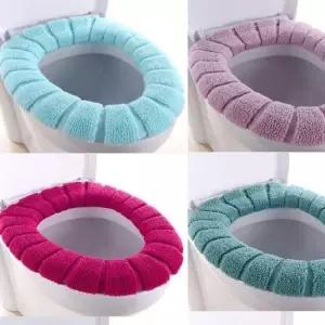 겨울변기커버 극세사 변기커버 겨울 양변기 보온커버 따듯한 쿠션