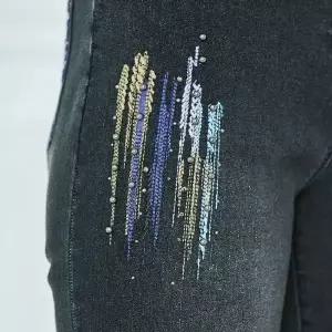 [NS홈쇼핑](빅)[바띠] 데님 자수 슬랙스[35065449]