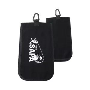 team SAPA 스포츠 타월 블랙 낚시.골프.등산 미니 레저