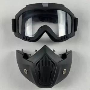 라이딩고글 분리형 고글 방풍 마스크 투명 안면 커버 라이더고글