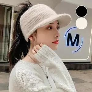 골프캡 햇빛차단 AF 니트 선바이저 니트썬캡 따뜻한 골프썬캡 겨울모자 선캡