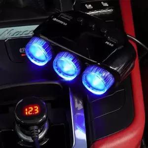 차량용 고속 충전기 시거잭 멀티소켓 QC3.0+PD C42