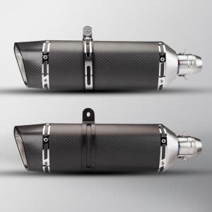 탈출 브래킷 고정 링 장치 강철 R77 배기 머플러 카본 클램프