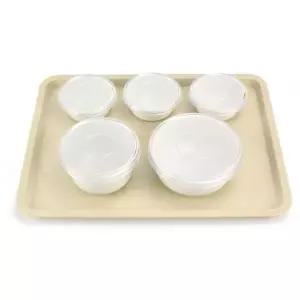 [하프클럽/브이와이]식판 배식판 성인 나눔 밥그릇 베이지 3찬