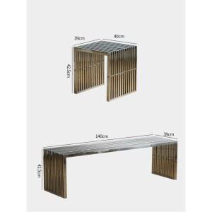 금속의자 거실 벤치의자 베란다 롱스툴 빈티지 손안에마트 좁은거실 프레임 쇼파 매장