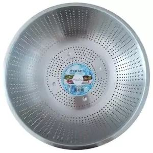 스텐 야채 바구니 채반 소쿠리 스텐펀칭볼 6호 35Cm 채반