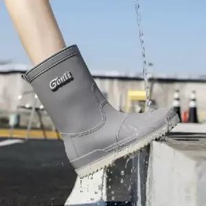 장마 여성장화 장화 여성장화 비옷 여름 장우산 3단우산 부츠 미들 여성레인부츠 레인슈즈 12 롱장화