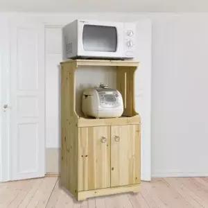 전자렌지대 원목 삼나무