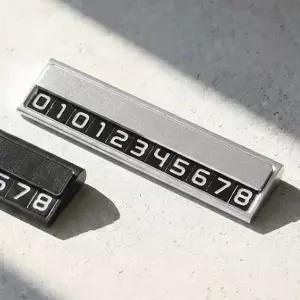 연락처 시크릿 HICKIES 풀메탈 프라이버시보호 주차번호판 010 덮개 차주