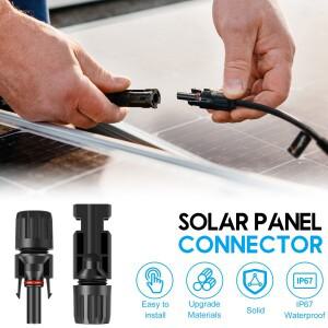 태양광 패널 커넥터 스패너 IP67 방수 케이블 시스템용 1000V MC4 키트 22 개