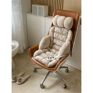 엉뜨 탄소매트 등받이전기방석 의자온열매트 온열 등받이 전기 난방 쿠션 방석 그레이 좌석