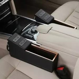 자동차 사이드포켓 콘솔박스 충전 수납포켓 컵홀더