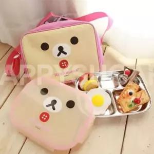 [하프클럽/브이와이]리락쿠마 식판 도시락 집식판 유치원 집 핑크