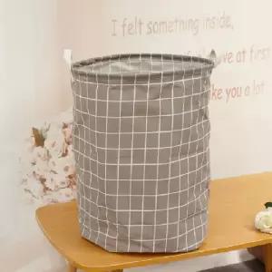 장난감정리 원형빨래바구니 대형 접이식 패브릭 이동식