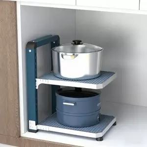 (사이즈 2단)2단 냄비정리대 주방선반