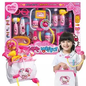 바니랜드 헬로키티 똑똑한 병원놀이 / 의사놀이 역할극 청진기