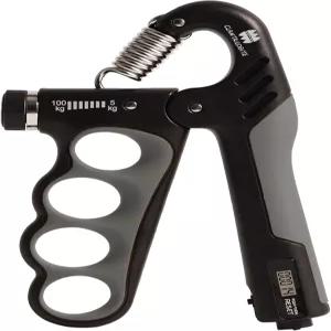 클랜트릴로바이트 그립 근력 트레이너 조절 가능한 저항 11-220 입스 팔뚝 강화기 디지털 카운터를 사용한